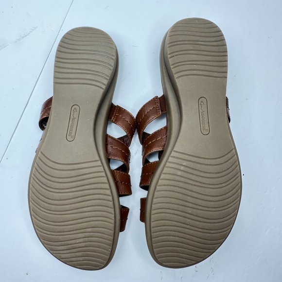 Women's Sandals by Kim Rogers Size 10M Excellent condition Brown - Picture 2 of 5